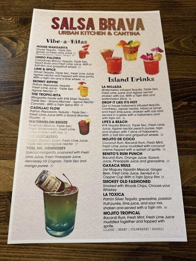 SALSA BRAVA URBAN KITCHEN & CANTINA Menu image 3